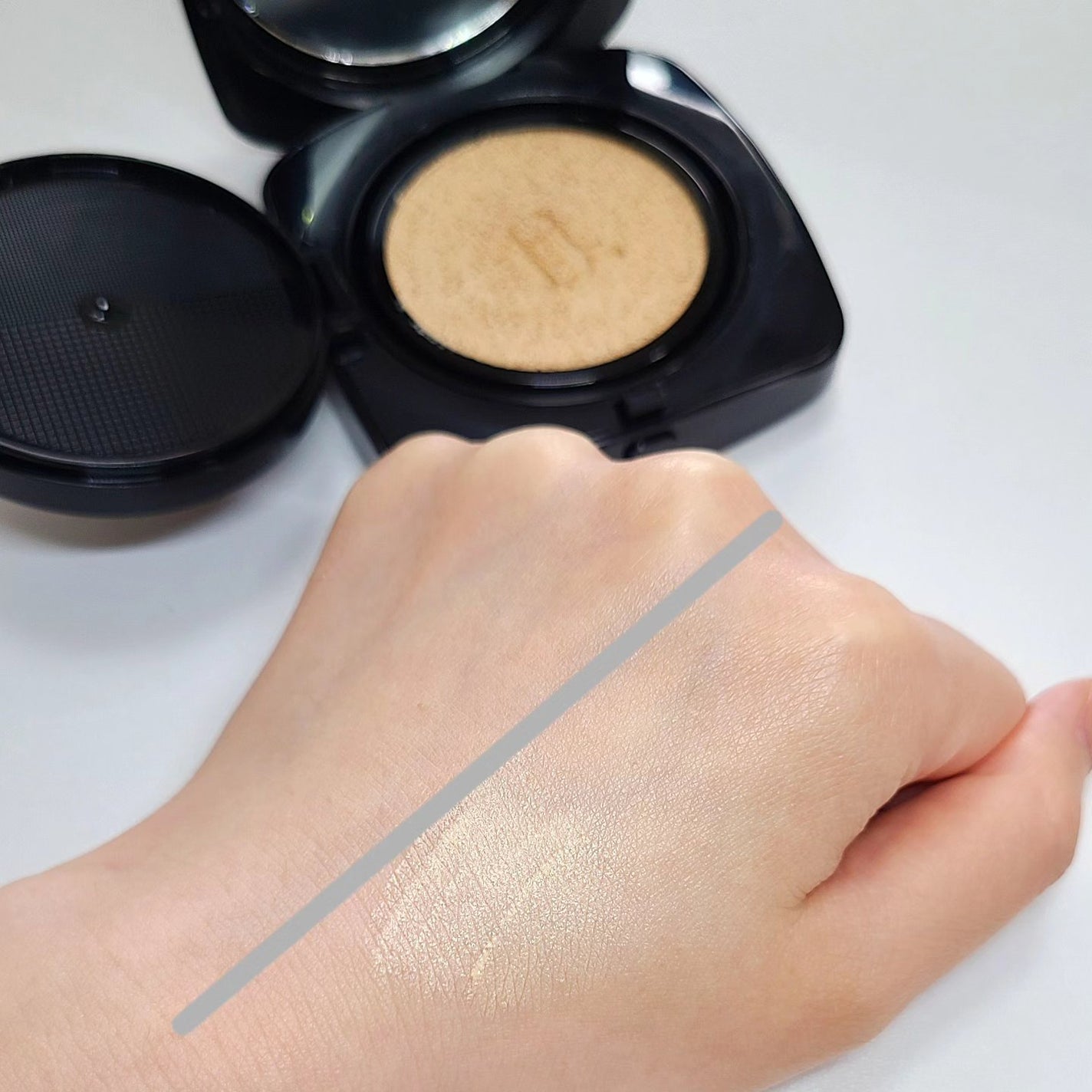 レイヤリングフィット グロークッションEX/TFIT/クッションファンデーションを使ったクチコミ(5枚目)