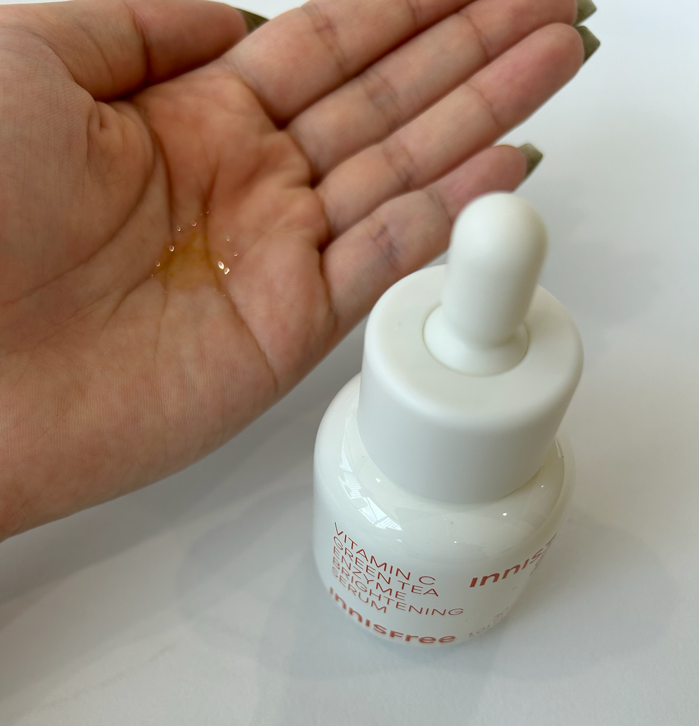 ビタC グリーンティーエンザイム ブライト セラム/innisfree/美容液を使ったクチコミ(2枚目)
