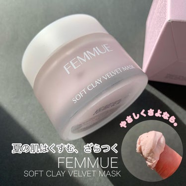 ソフトクレイ ベルベットマスク/FEMMUE/洗い流すパック・マスクを使ったクチコミ（1枚目）