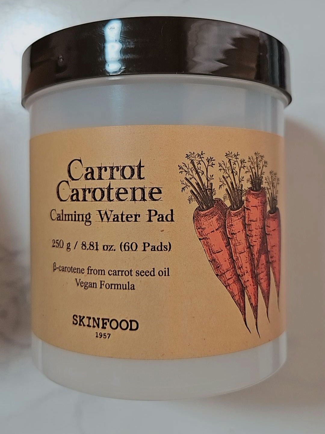 キャロットカロテン カーミングウォーターパッド/SKINFOOD/トナーパッドを使ったクチコミ（2枚目）