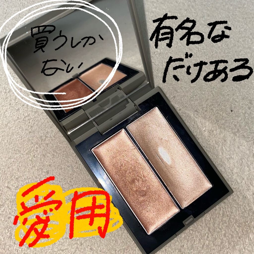 THREE シマリング グロー デュオ/THREE/クリームハイライトを使ったクチコミ（1枚目）