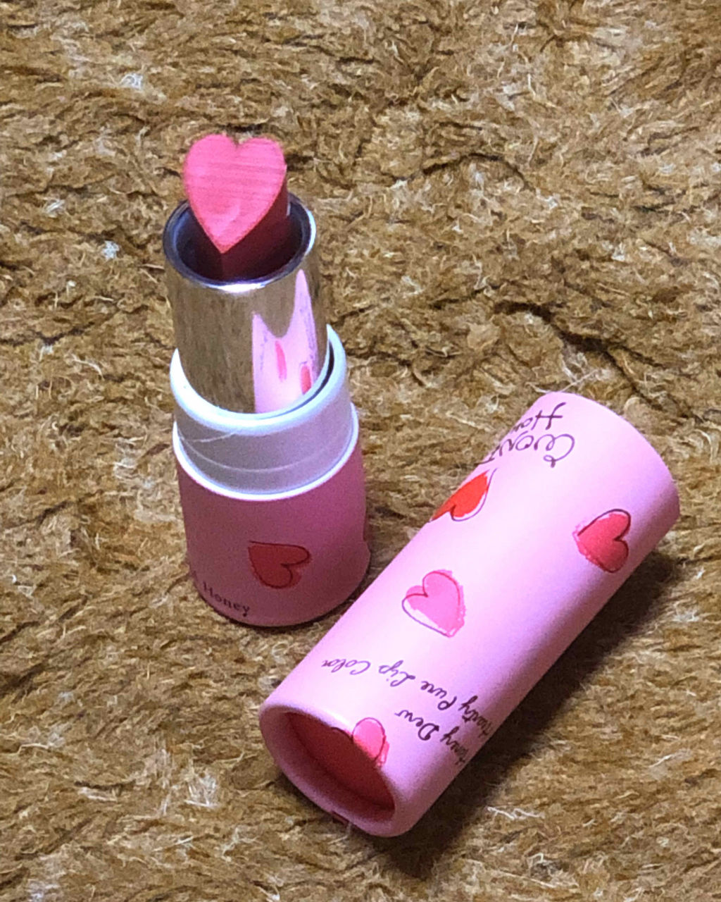 ワンダーハニー 恋するハートリップ/VECUA Honey/口紅を使ったクチコミ（1枚目）