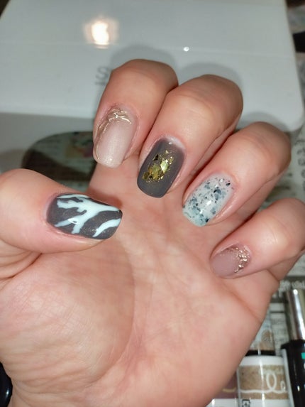 ジェルネイル(ライト対応)/セリア/ジェルネイルを使ったクチコミ(6枚目)