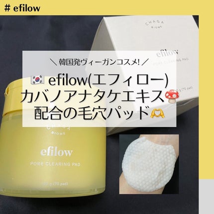 キメケア カバノアナタケバイオーム毛穴パッド/efilow/トナーパッドを使ったクチコミ(1枚目)