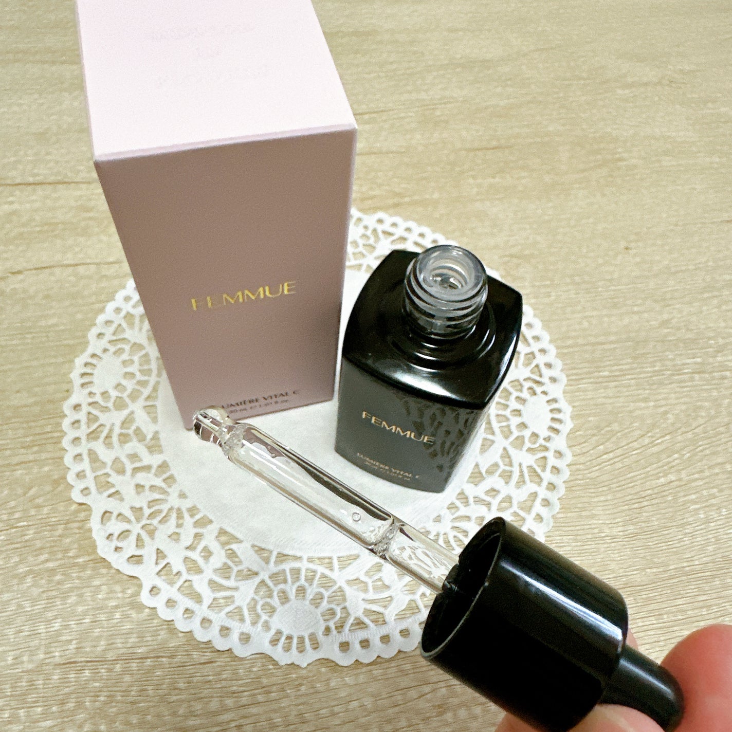 ã«ããšãŒã« ãŽã¡ã€ã¿ã«C/FEMMUE/ããŒã¹ã¿ãŒã»å°å
¥æ¶²ã䜿ã£ãã¯ãã³ãïŒ4æç®ïŒ