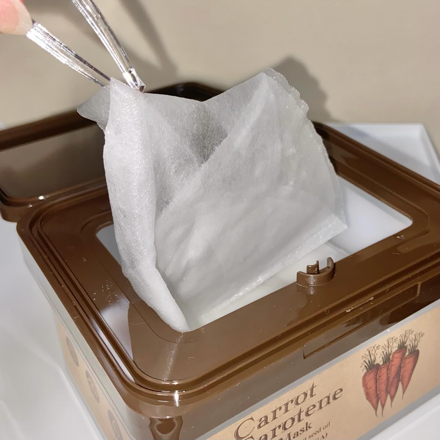 キャロットカロテン デイリーマスク/SKINFOOD/シートマスク・パックを使ったクチコミ（3枚目）