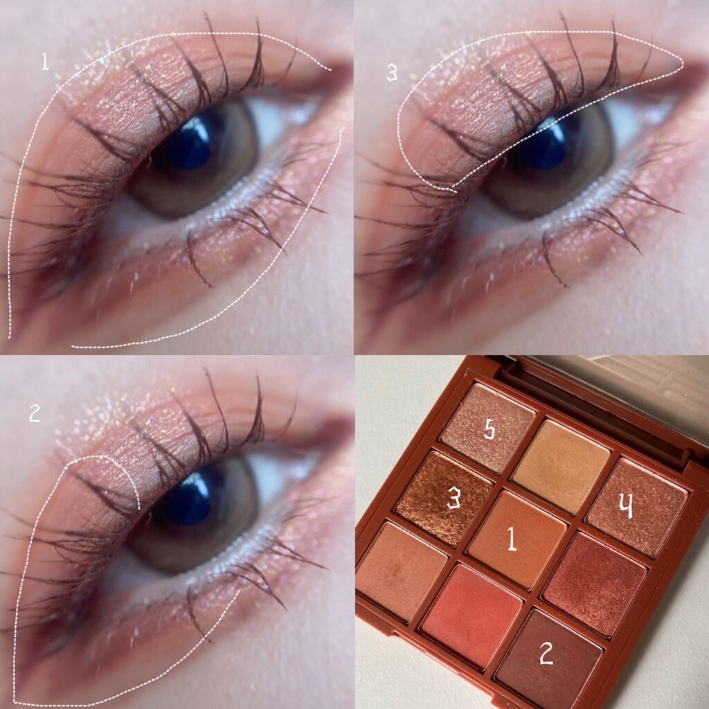 プレイカラーアイシャドウ メープルロード/ETUDE/アイシャドウパレットを使ったクチコミ(2枚目)