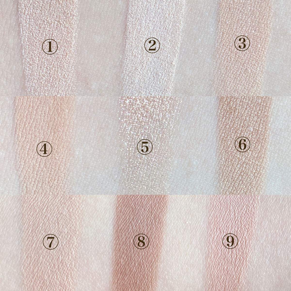 マイフェイブムードアイパレット 9カラー/HOLIKA HOLIKA/アイシャドウパレットを使ったクチコミ（3枚目）