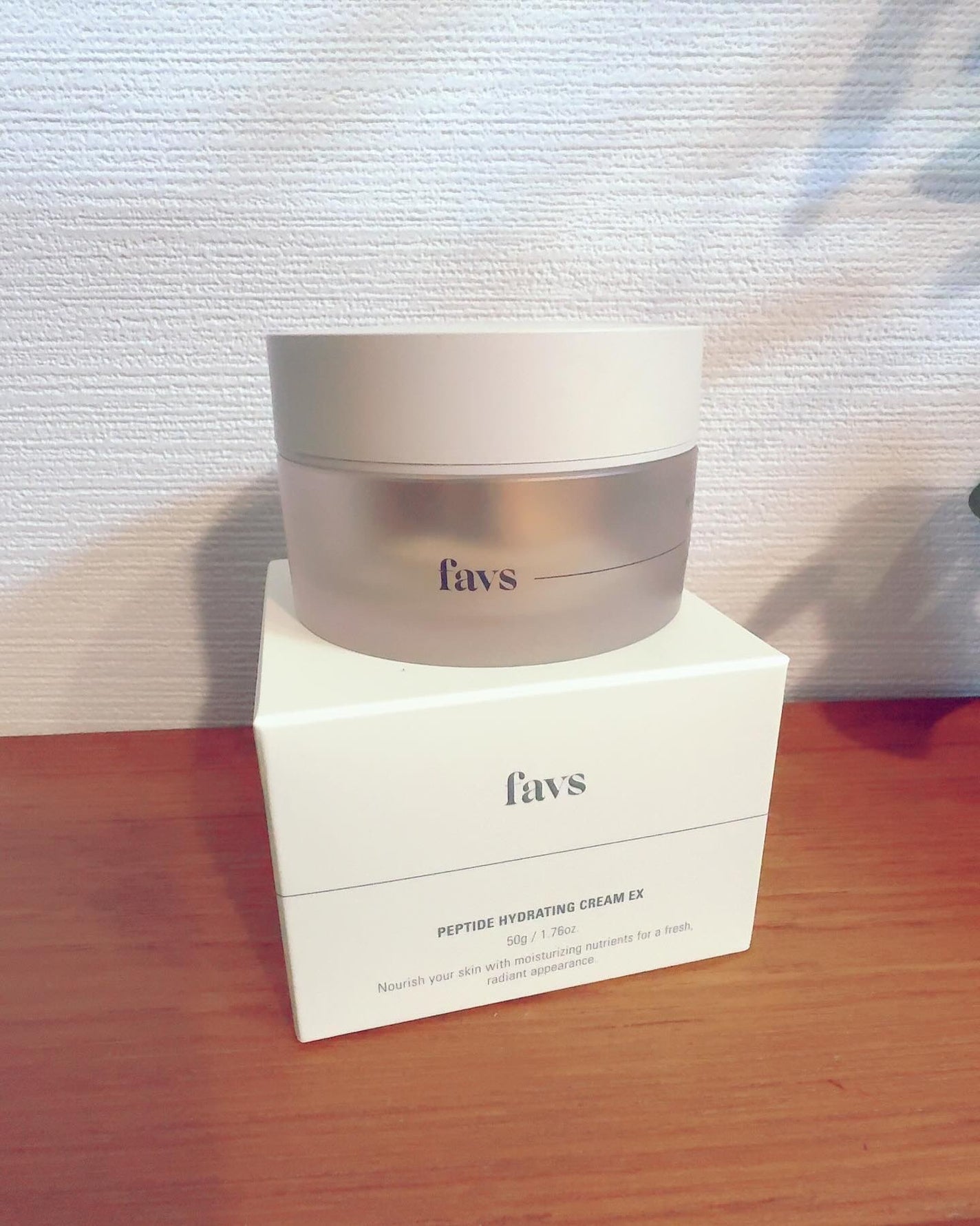 ペプチドハイドレーティングクリーム EX/favs/フェイスクリームを使ったクチコミ(2枚目)