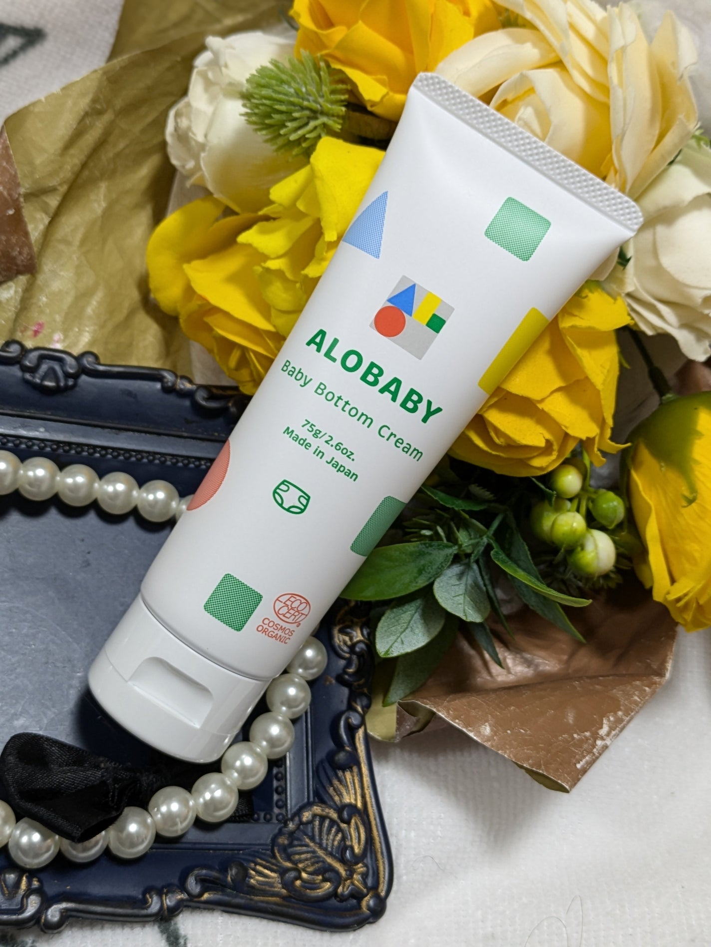 ベビークリーム/ALOBABY/ボディクリームを使ったクチコミ(2枚目)