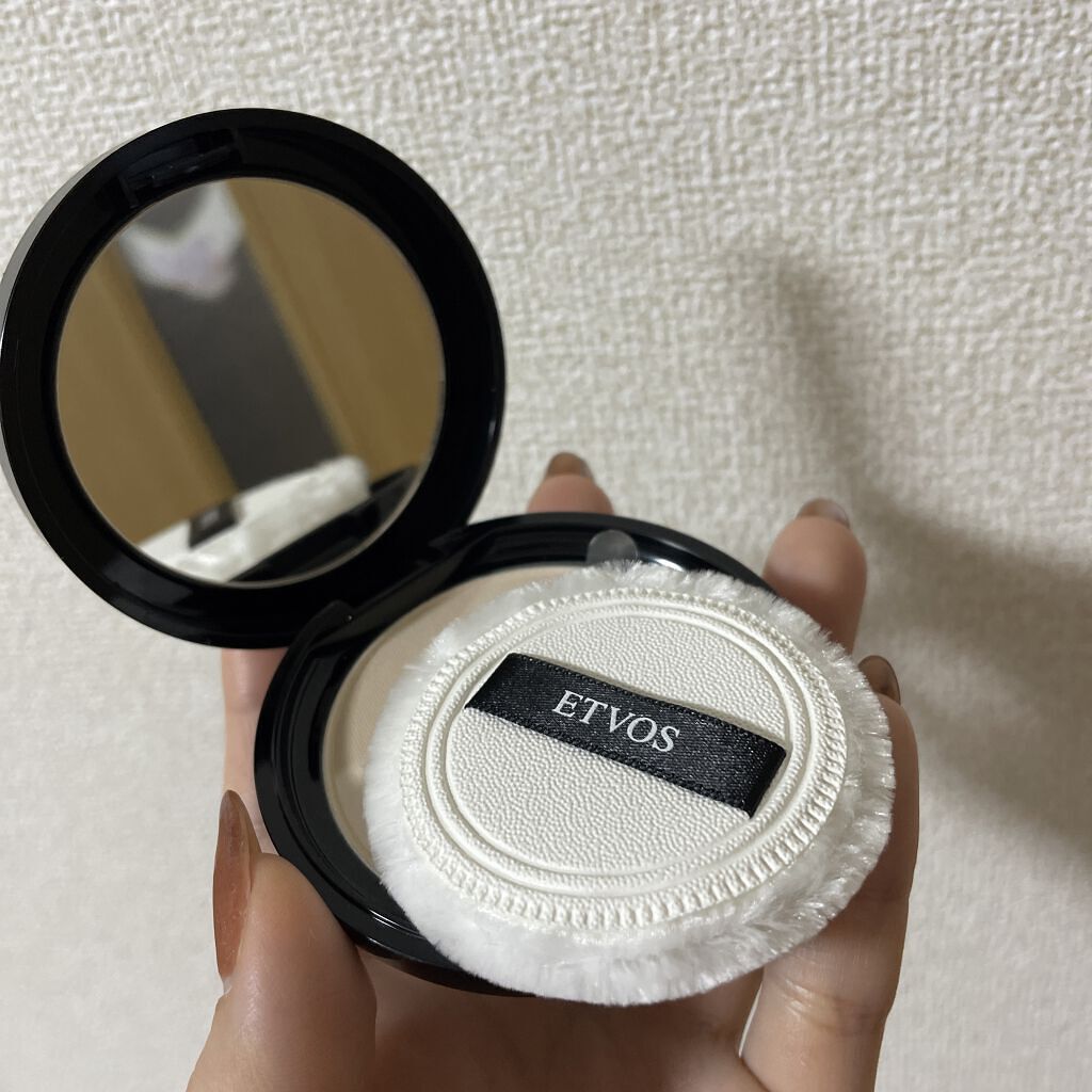 ミネラルシルキーベール/エトヴォス/プレストパウダーを使ったクチコミ（3枚目）