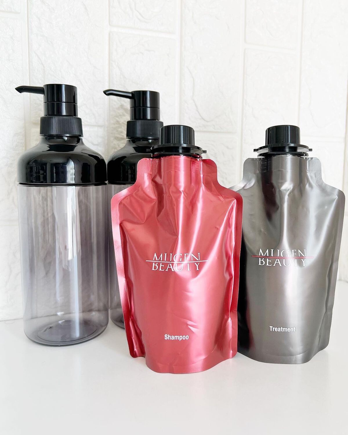 MUGEN BEAUTY クレンジングシャンプー／美容液トリートメント/MUGEN BEAUTY /市販シャンプーを使ったクチコミ（1枚目）