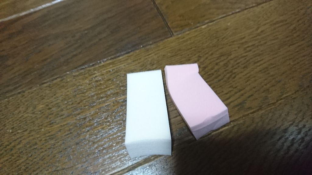 メイクアップスポンジバリューパック13P ウェッジ/DAISO/パフ・スポンジを使ったクチコミ（1枚目）