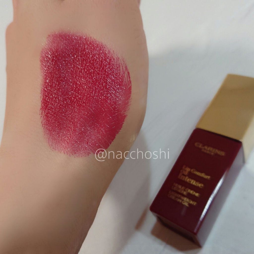 コンフォート リップオイル インテンス/CLARINS/リップグロスを使ったクチコミ(4枚目)