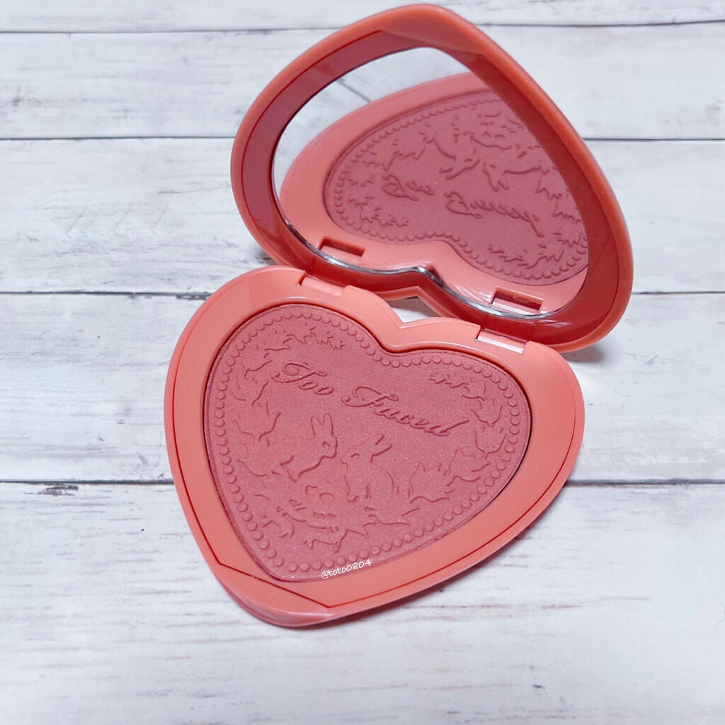 ラブ フラッシュ ロングラスティング 16H ブラッシュ/Too Faced/パウダーチークを使ったクチコミ(2枚目)