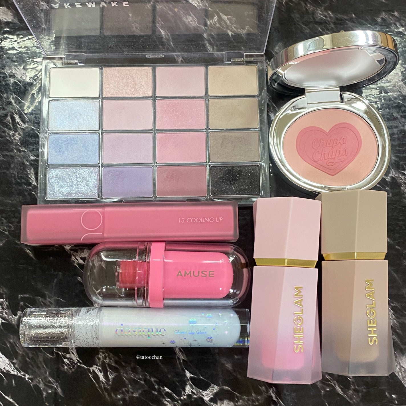 ソフトブラーリングアイパレット/wakemake/アイシャドウパレットを使ったクチコミ(2枚目)