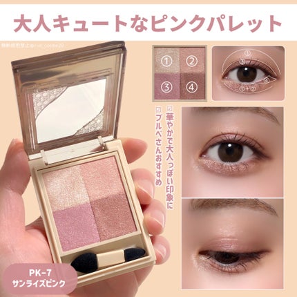 ニュアンス デューイ クリエイター/Visée/アイシャドウパレットを使ったクチコミ(4枚目)