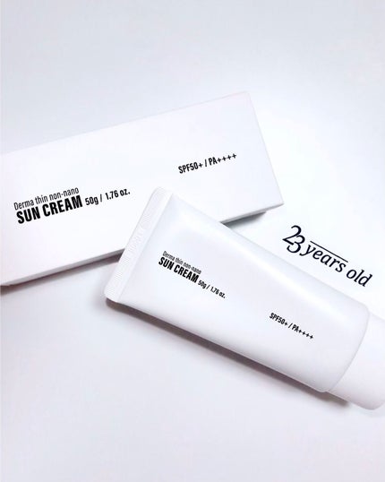 ダーマシンノンナノサンクリーム/23years old/日焼け止めクリームを使ったクチコミ(1枚目)