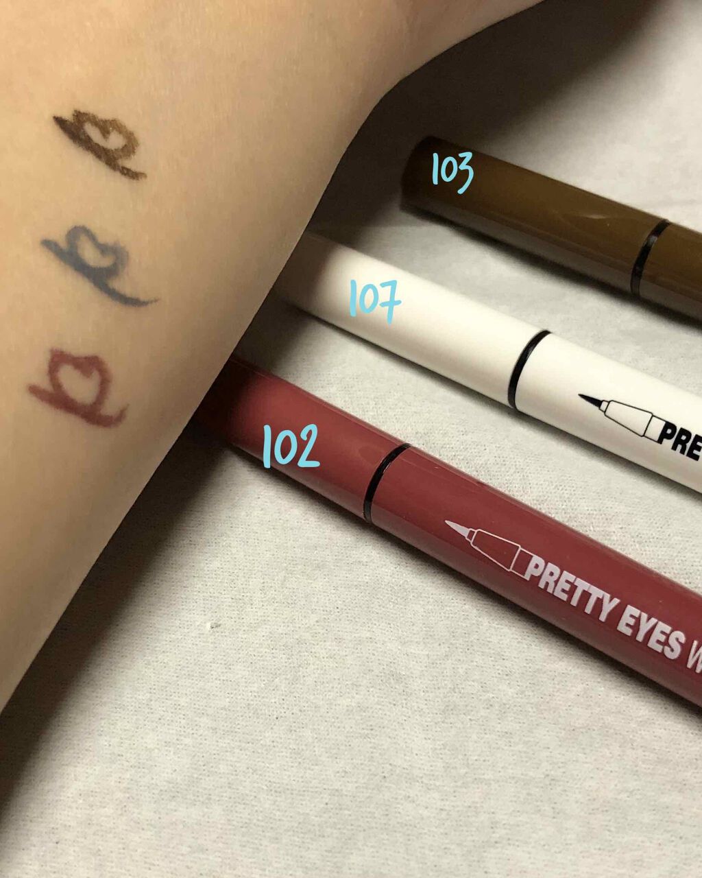 PRETTY EYES/xixi/リキッドアイライナーを使ったクチコミ(3枚目)