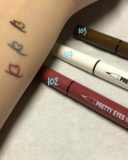 PRETTY EYES/xixi/リキッドアイライナーを使ったクチコミ(3枚目)