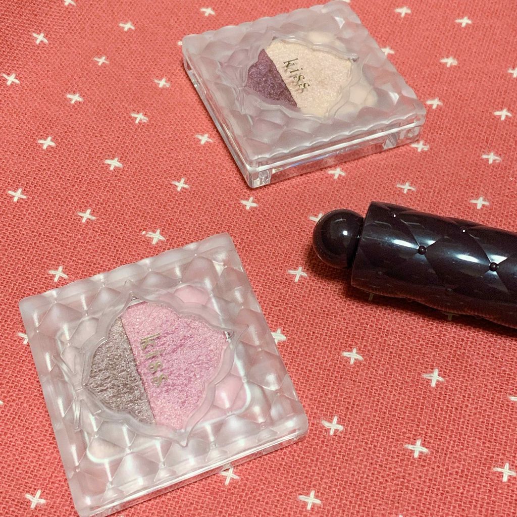 デュアルアイズB/KiSS/アイシャドウパレットを使ったクチコミ（1枚目）