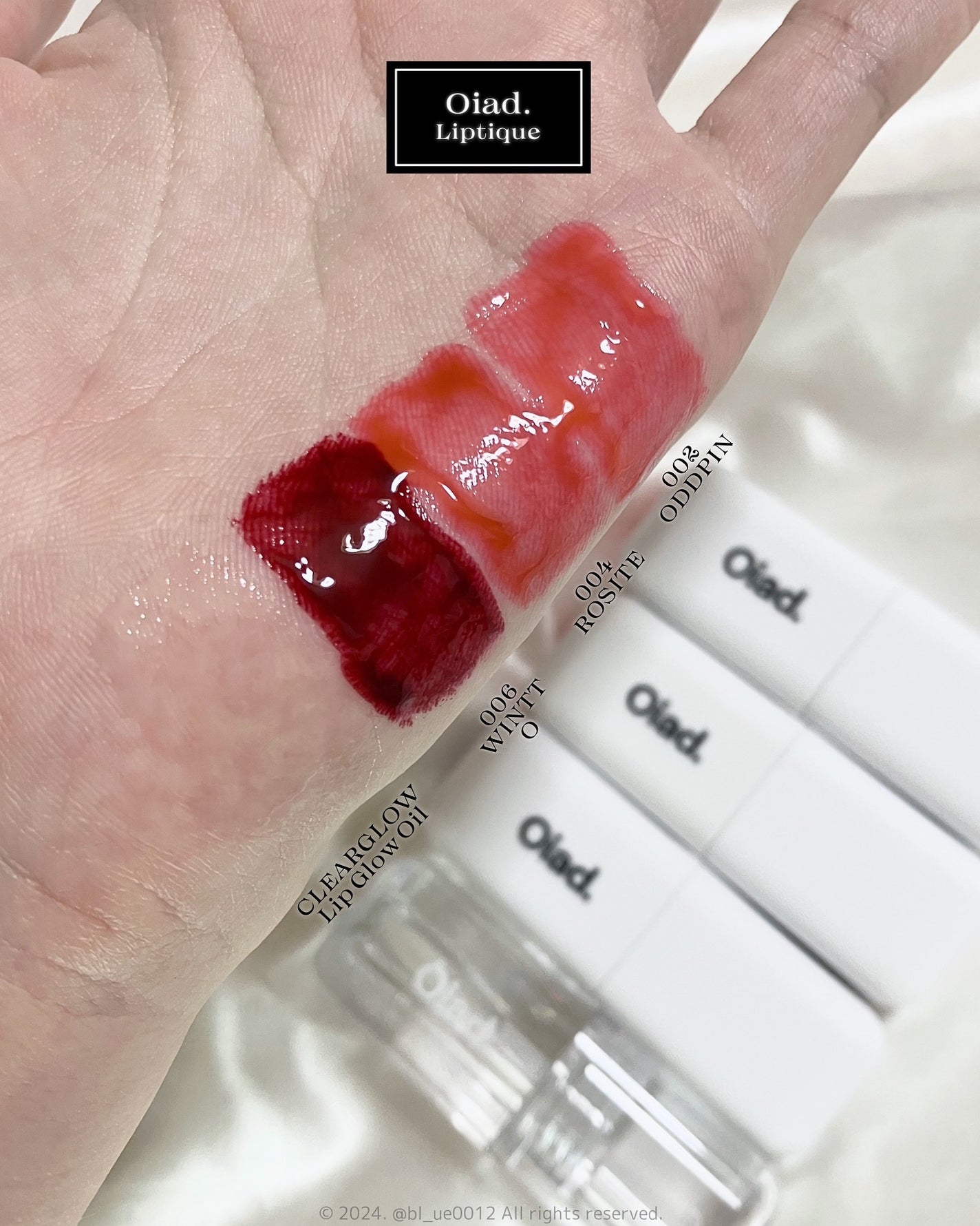 リップティーク/oiad/口紅を使ったクチコミ(3枚目)