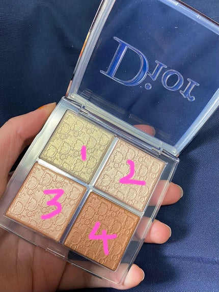 ディオール バックステージ フェイス グロウ パレット/Dior/ハイライトを使ったクチコミ(2枚目)