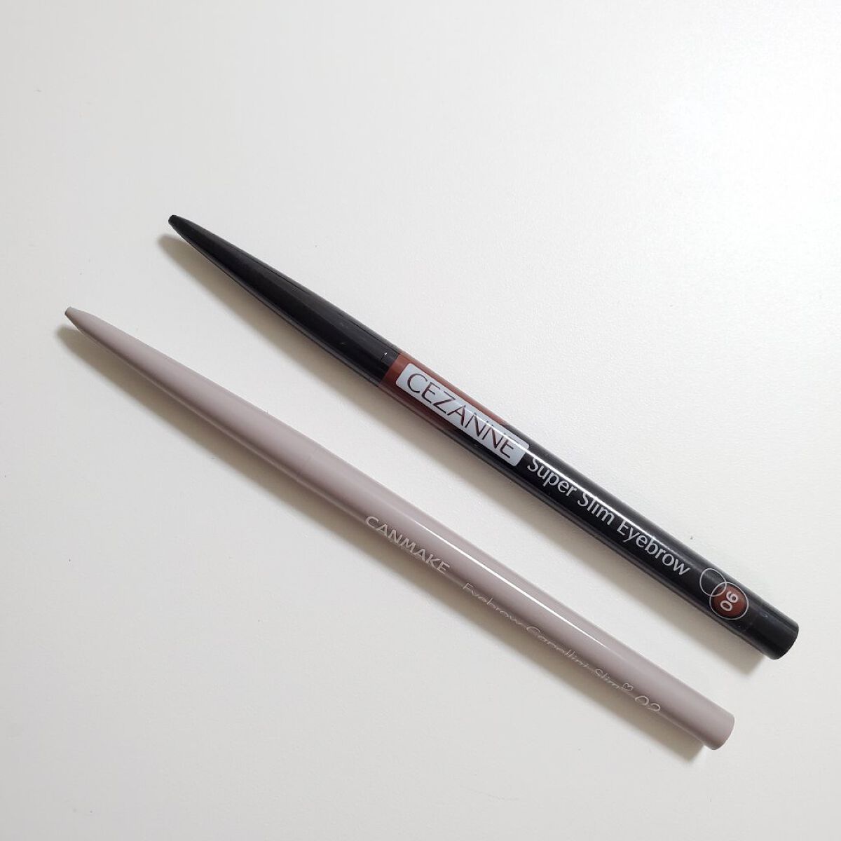 アイブロウカッペリーニスリム 02 ナチュラルブラウン/キャンメイク/アイブロウペンシルを使ったクチコミ（3枚目）