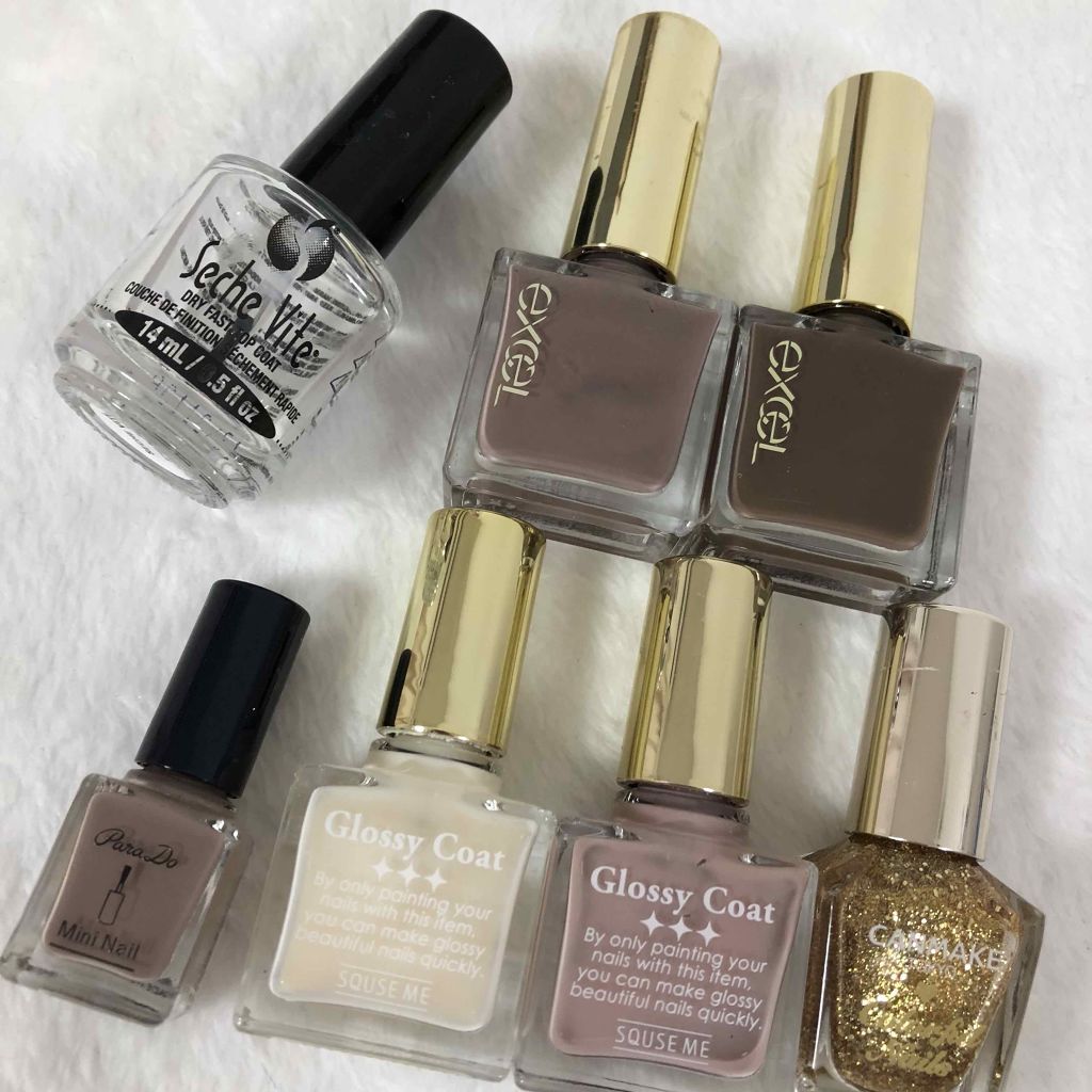 グロッシーコート/スキューズミー/オールインワンネイルを使ったクチコミ（2枚目）