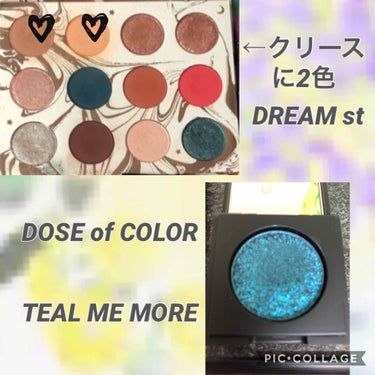 TEAL ME MORE/DOSE OF COLORS/パウダーアイシャドウを使ったクチコミ（2枚目）