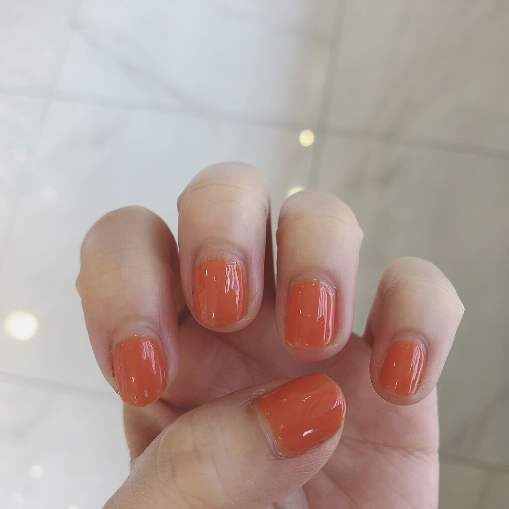 ウィークリージェル NE-37 サンセットグロウ(Sunset Glow)/HOMEI/ジェルネイルを使ったクチコミ（1枚目）