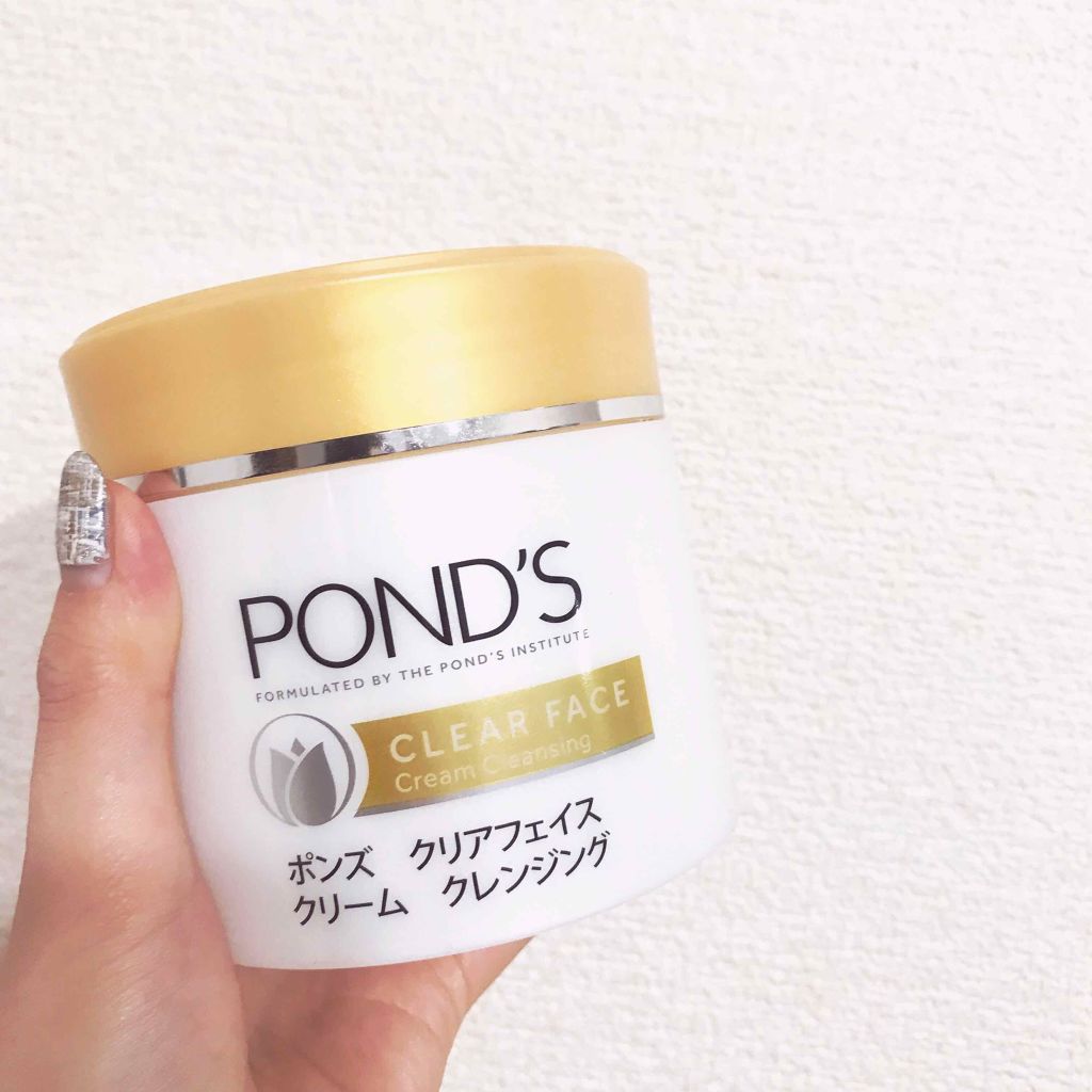 クリアフェイス クリームクレンジング/POND'S/クレンジングクリームを使ったクチコミ（1枚目）