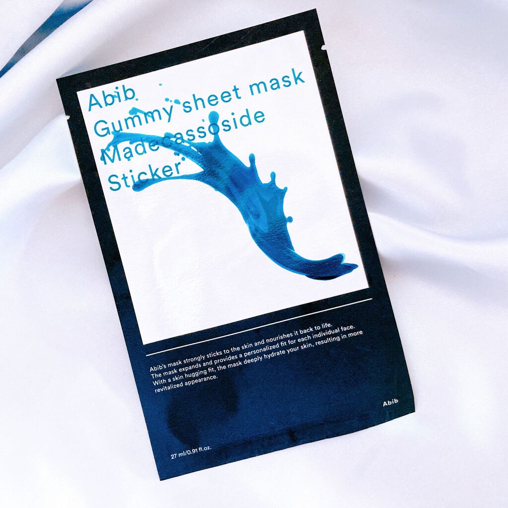 ガムシートマスクパック マデカソサイドステッカー/Abib /シートマスク・パックを使ったクチコミ(1枚目)