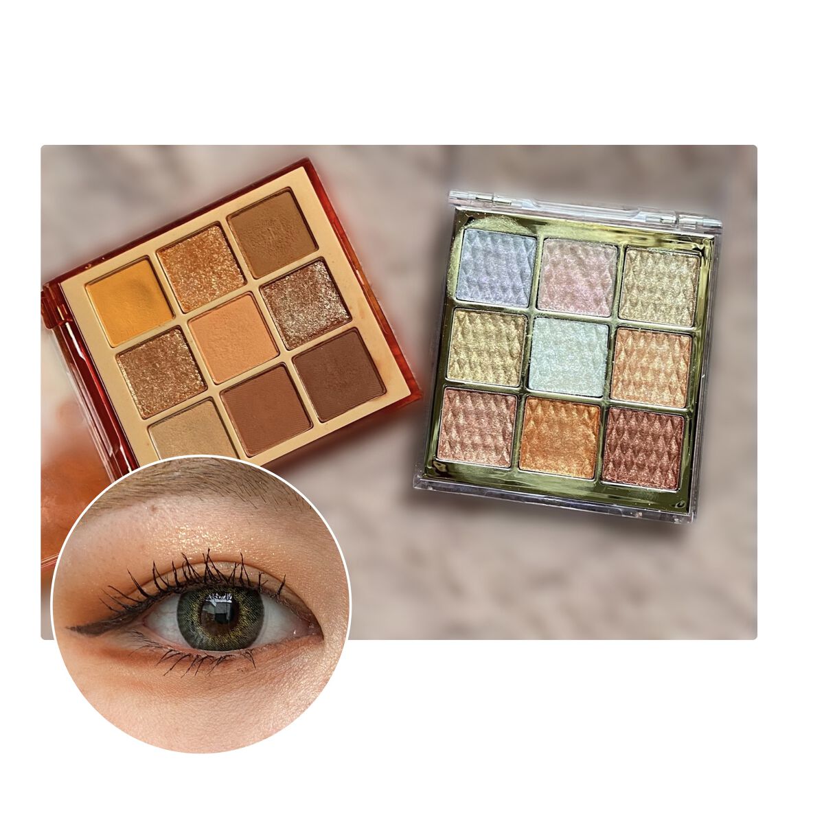 ソフトクレイビームアイシャドウパレット 08トゥインクルパステル/AMIOK/ジェル・クリームアイシャドウを使ったクチコミ（1枚目）