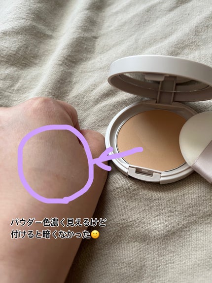 &be 薬用UVプレストパウダー【医薬部外品】/&be/プレストパウダーを使ったクチコミ(2枚目)