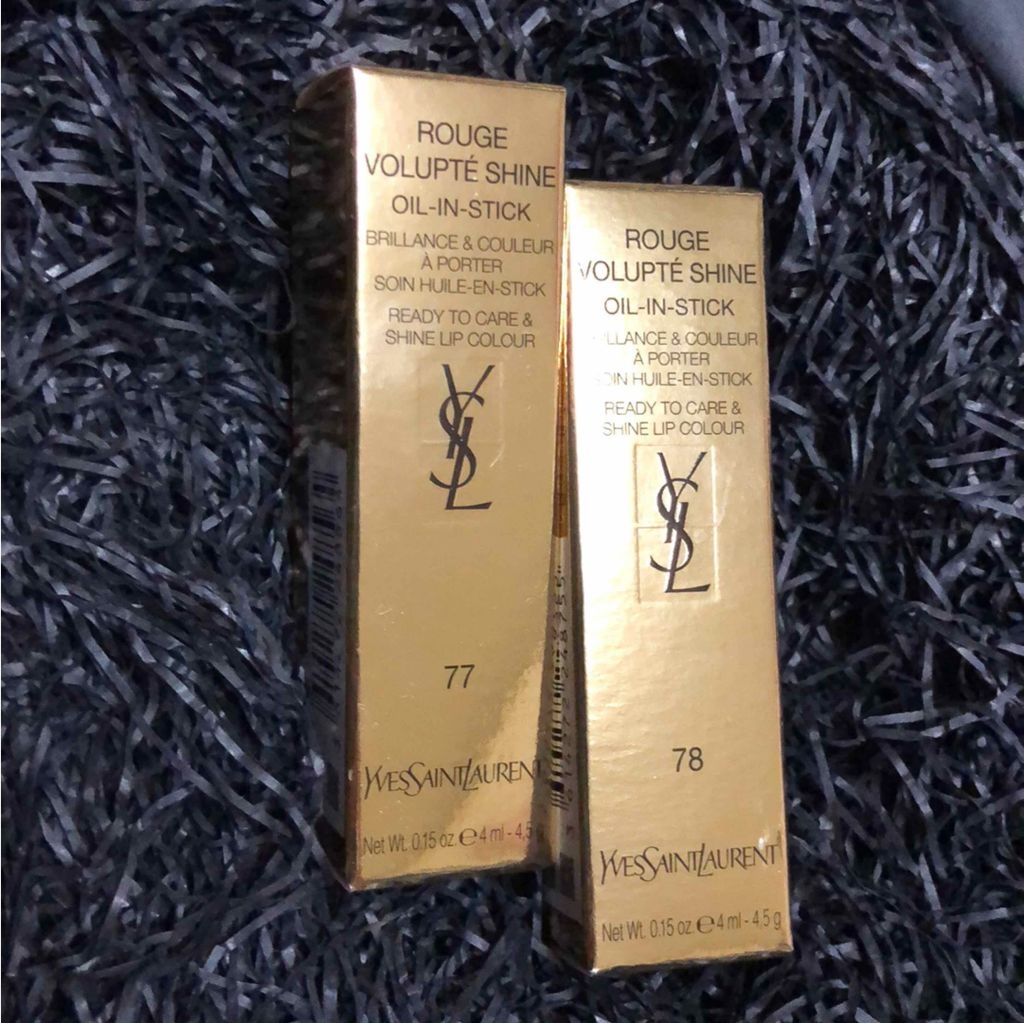 ルージュ ヴォリュプテ シャイン/YVES SAINT LAURENT BEAUTE/口紅を使ったクチコミ（1枚目）