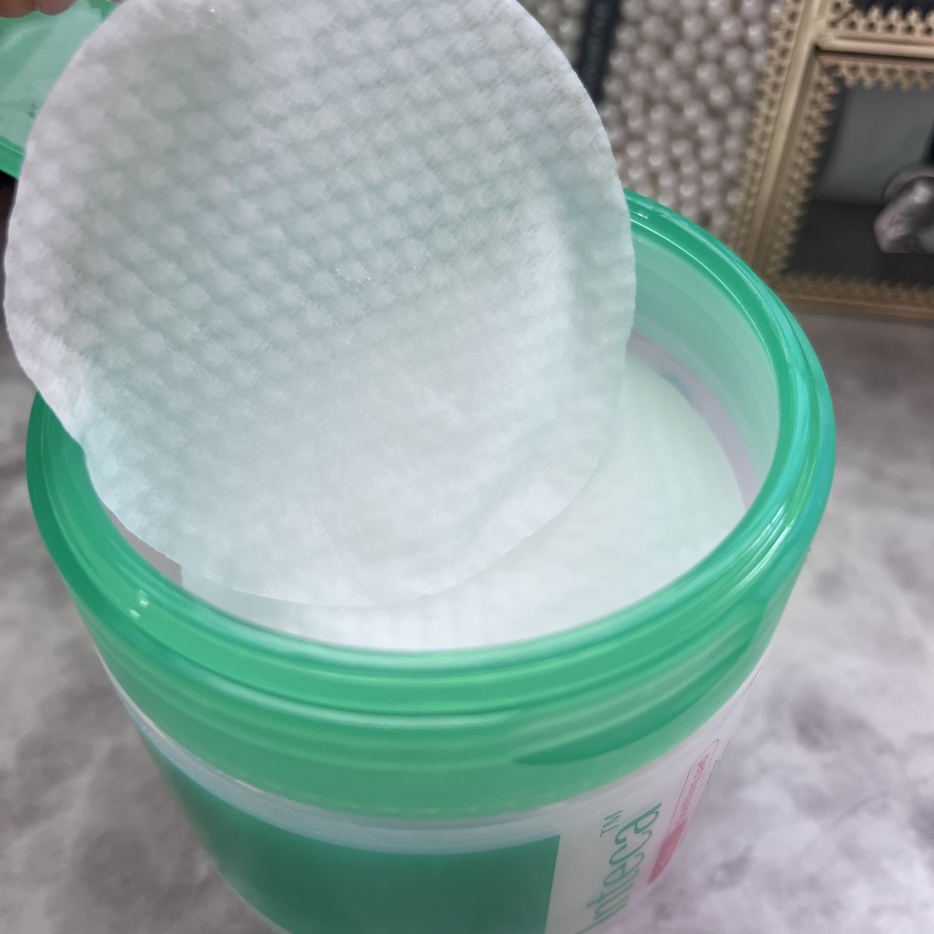 make prem インテカトラブルスージングパッドのクチコミ「美容液がヒタヒタで気持ちいいパッド💚

┈┈┈┈┈┈┈┈┈┈┈┈┈┈┈┈┈┈┈┈

#PR m.....」（3枚目）