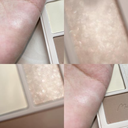 チート顔コントゥアパレット/MilleFée/パウダーハイライトを使ったクチコミ(4枚目)