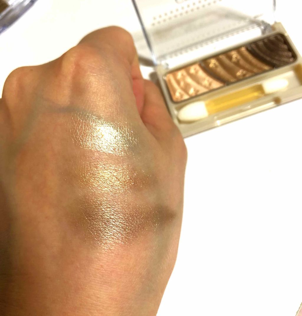 トーンアップアイシャドウ/CEZANNE/アイシャドウパレットを使ったクチコミ(2枚目)