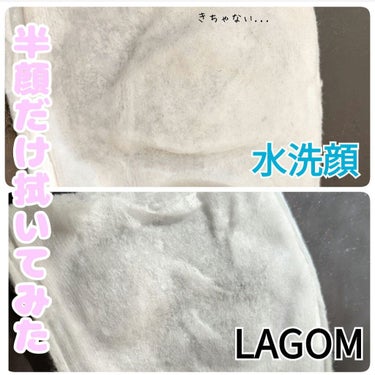 ラゴム ジェルトゥウォーター クレンザー(朝用洗顔)/LAGOM /洗顔フォームを使ったクチコミ（5枚目）