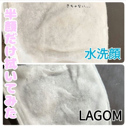 ラゴム ジェルトゥウォーター クレンザー(朝用洗顔)/LAGOM /その他洗顔料を使ったクチコミ(5枚目)