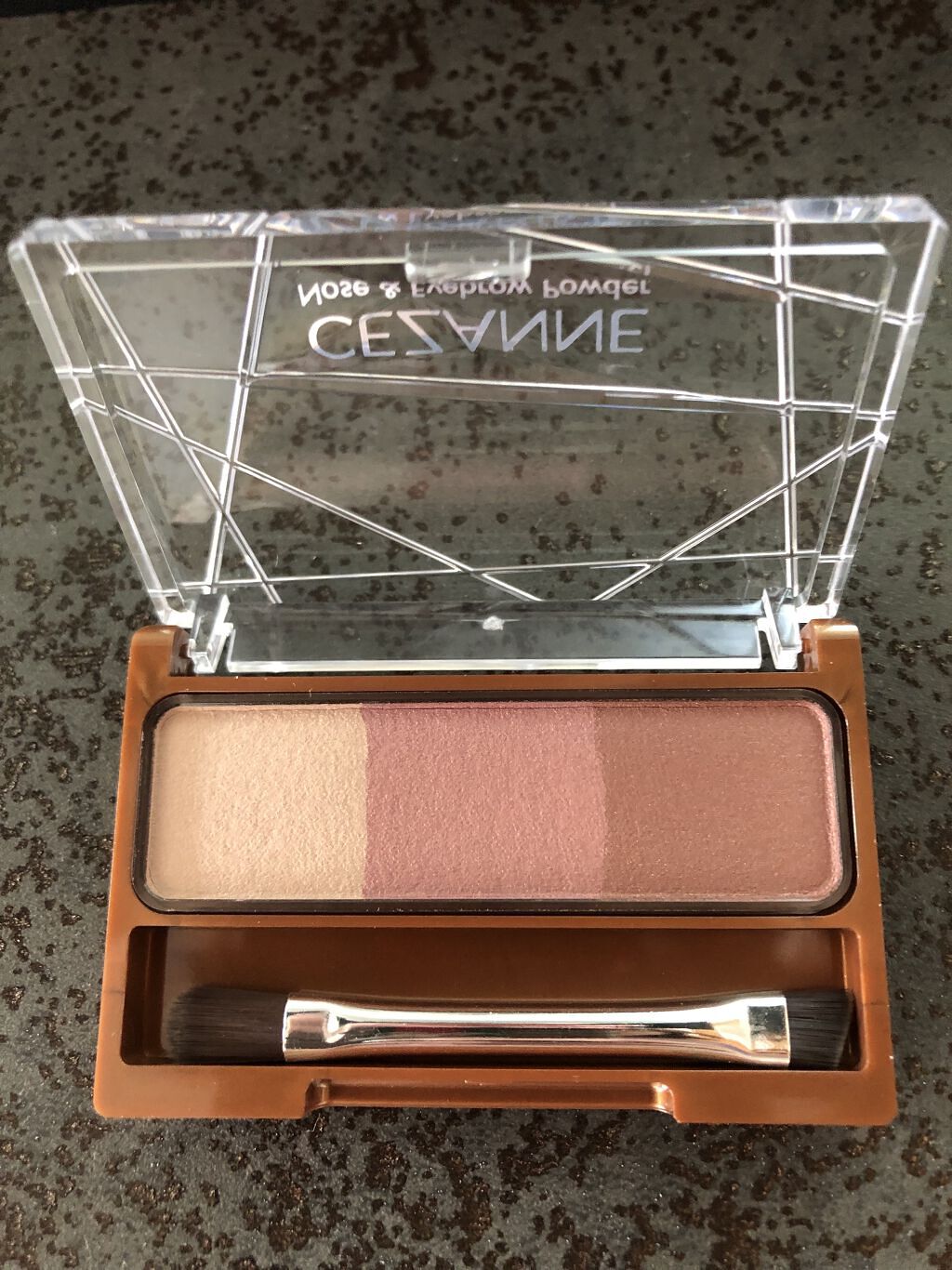 ノーズ＆アイブロウパウダー/CEZANNE/パウダーアイブロウを使ったクチコミ（2枚目）