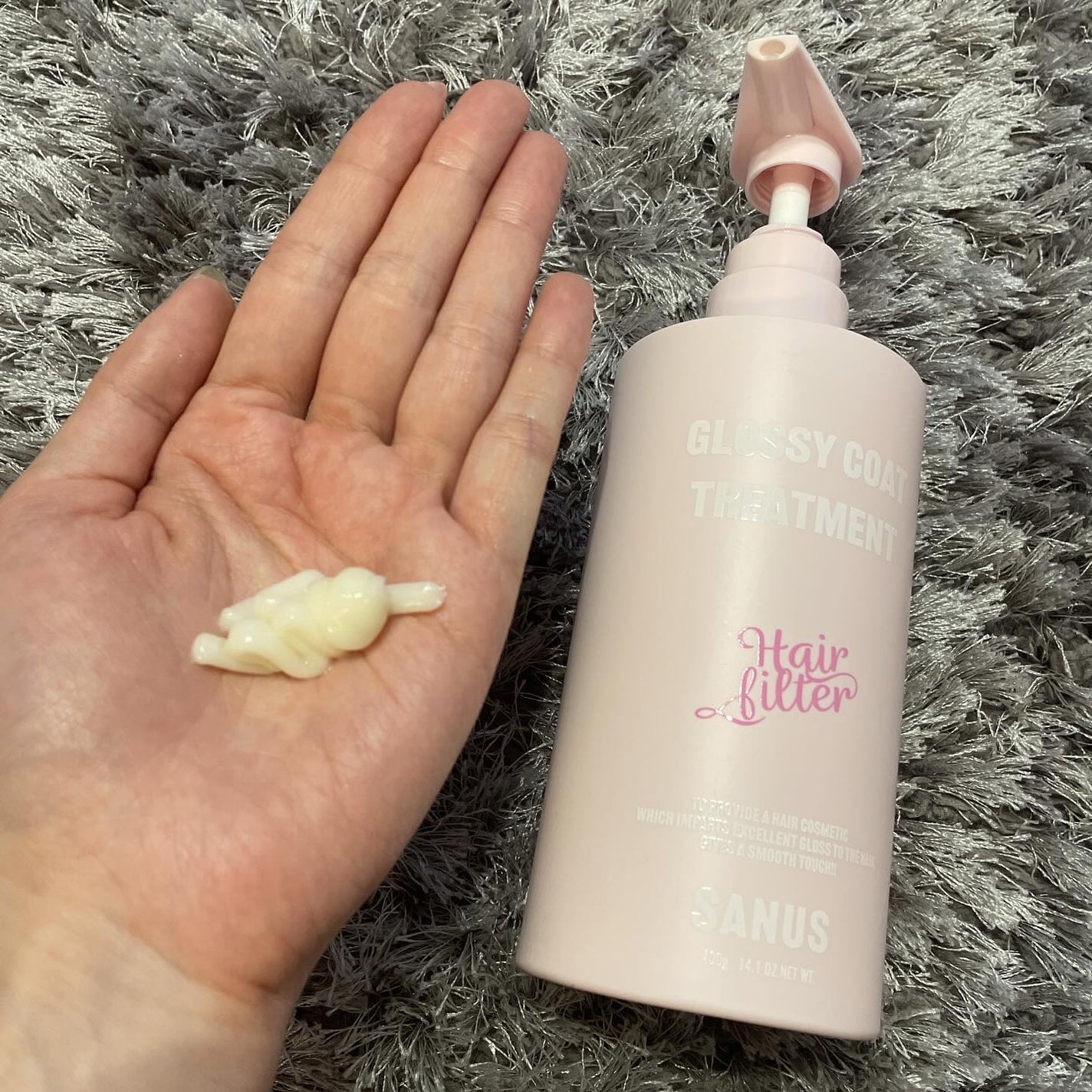 GLOSSY COAT SHAMPOO / TREATMENT/SANUS HAIR FILTER/市販シャンプーを使ったクチコミ(3枚目)