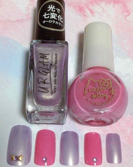 サンリオネイル/DAISO/マニキュアを使ったクチコミ(2枚目)