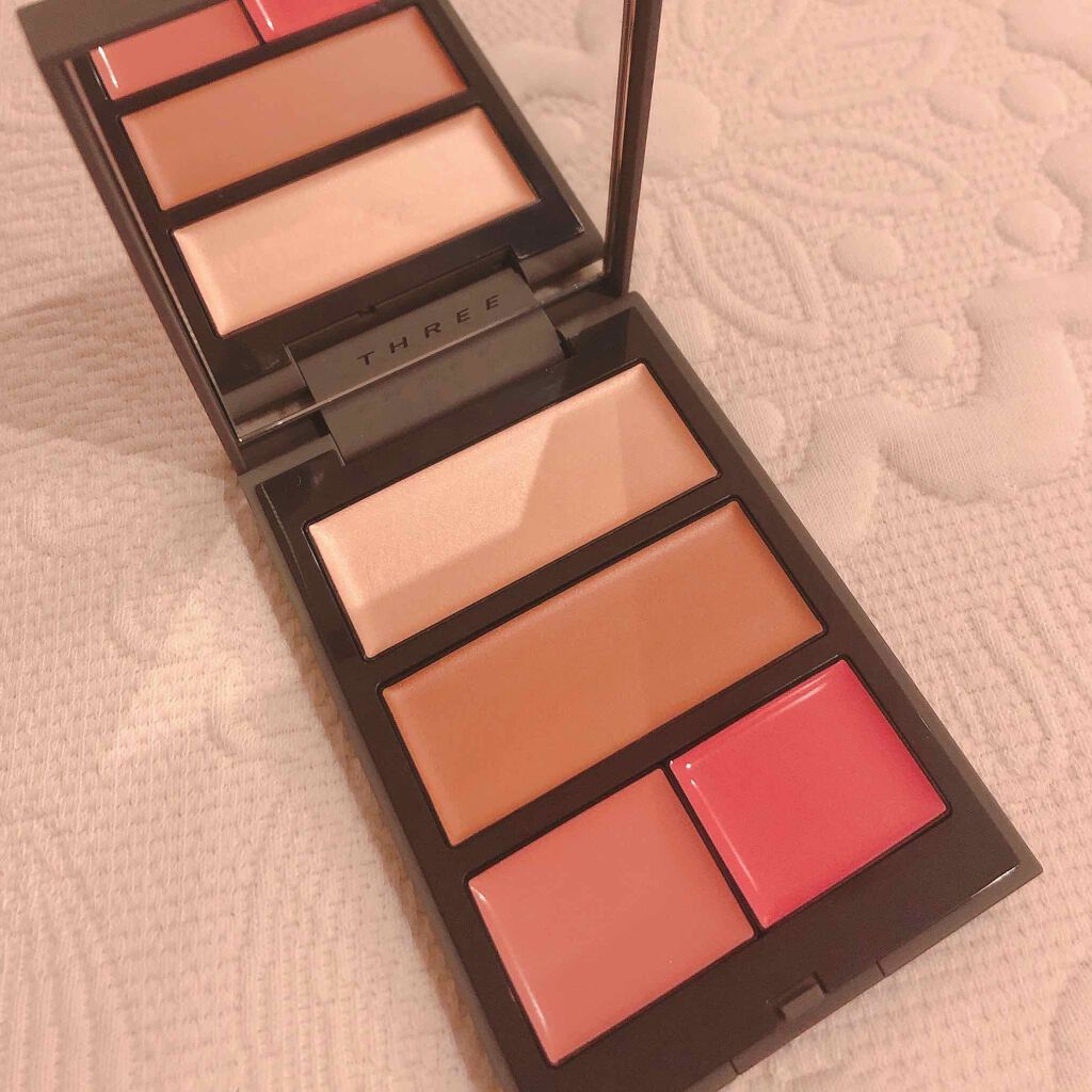 THREE シマリング グロー デュオ/THREE/クリームハイライトを使ったクチコミ(2枚目)