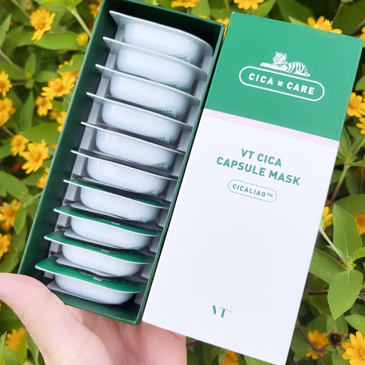 CICA カプセルマスク/VT/洗い流すパック・マスクを使ったクチコミ(1枚目)