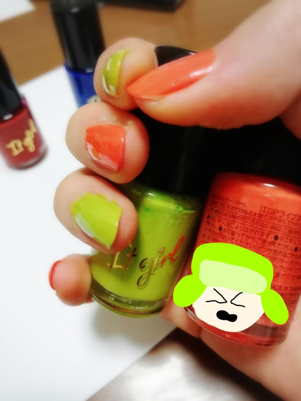 itgpライブネイル/DAISO/マニキュアを使ったクチコミ（3枚目）