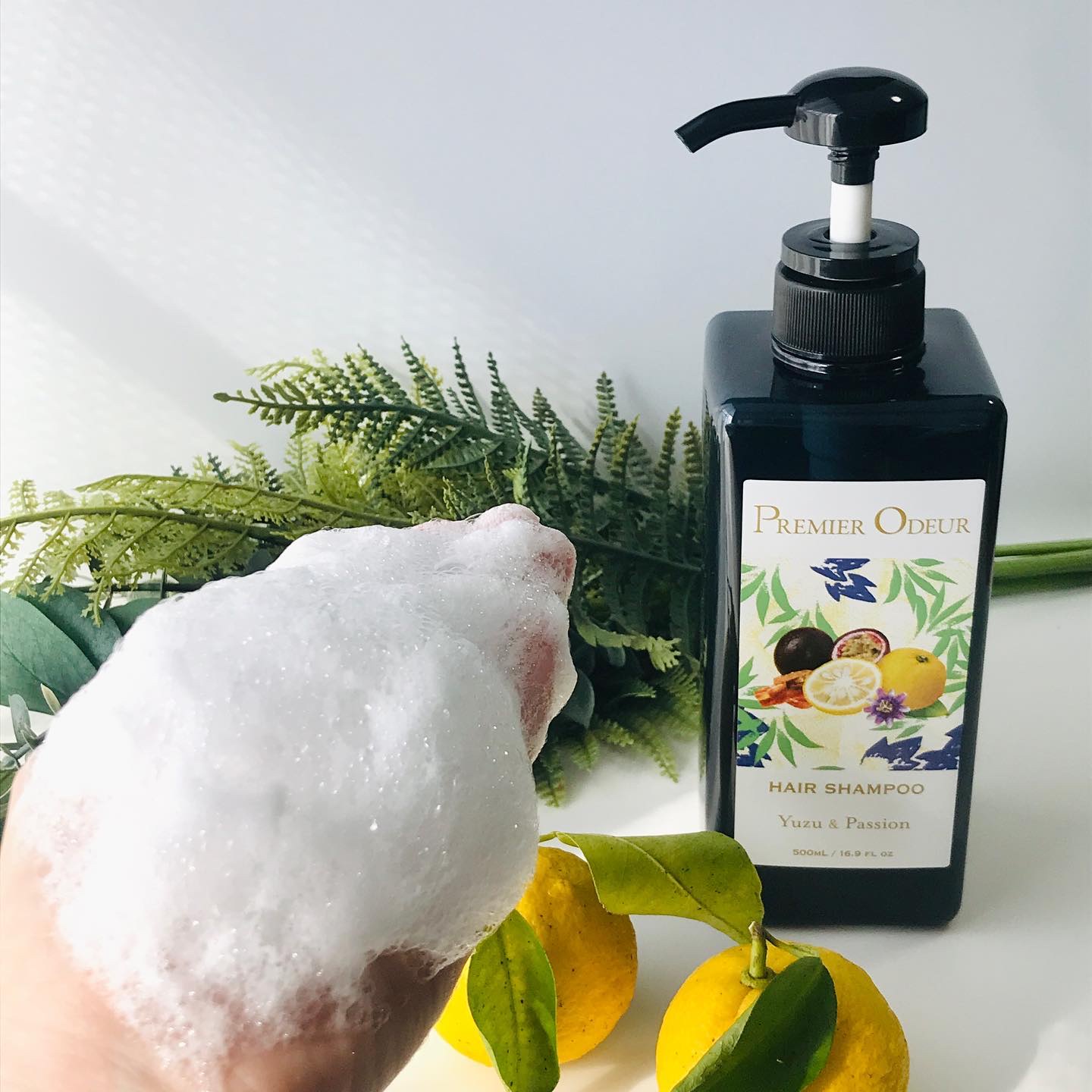 プルミエ オドゥール シャンプー / トリートメント  ユズ&パッション/premier odeur/市販シャンプーを使ったクチコミ（3枚目）