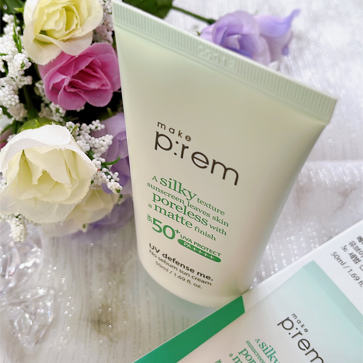 UVディフェンスミー ノーセバムサンクリーム/make prem/日焼け止めクリームを使ったクチコミ(4枚目)