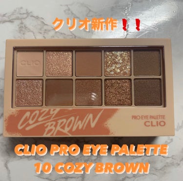 クリオの新作、PRO EYE PALETTEから10号のCOZY BROWNが出ました🙌

Qoo10で先行発売していたので購入してみました☺︎

あまり出回ってないのでスウォッチを投稿してみたいと思い